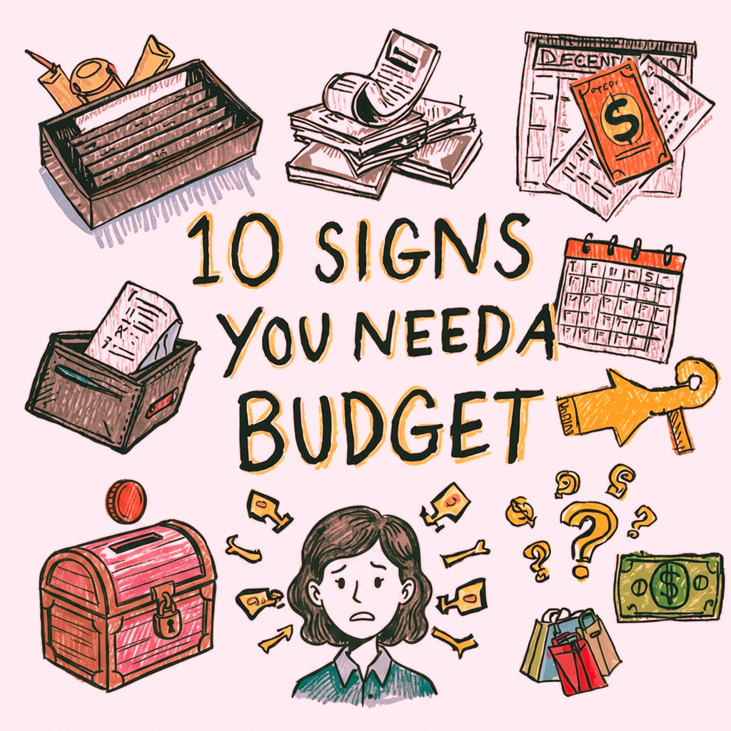 10 signs you need a budget  and what to do about it
