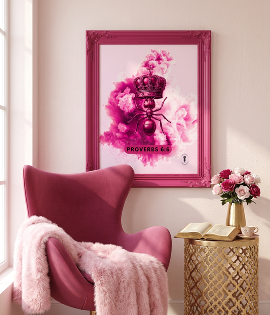 Proverbs 6:6 Poster 20"x 16" by Crowned Ant