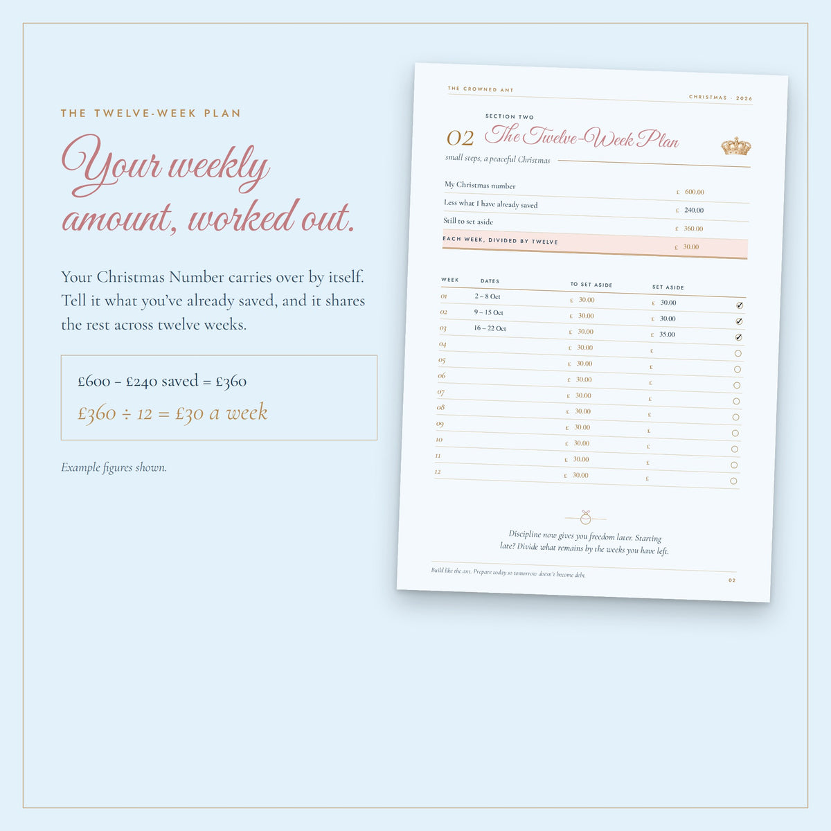 The Debt-Free Christmas Planner | Fillable PDF with Automatic Totals